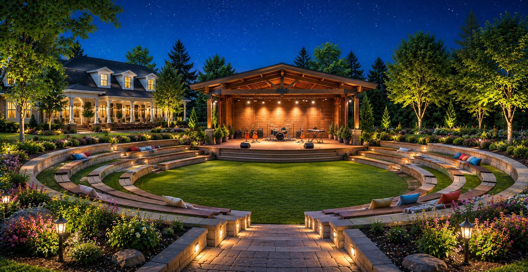 The Amphitheater, workshops, guest speakers, and special experiences.