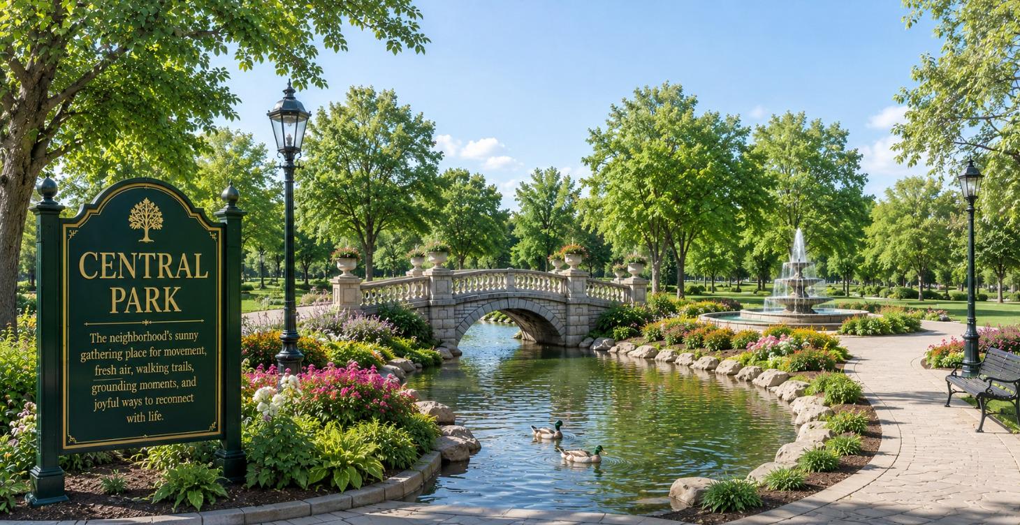 Central Park, movement, fresh air, and joyful ways outdoors.