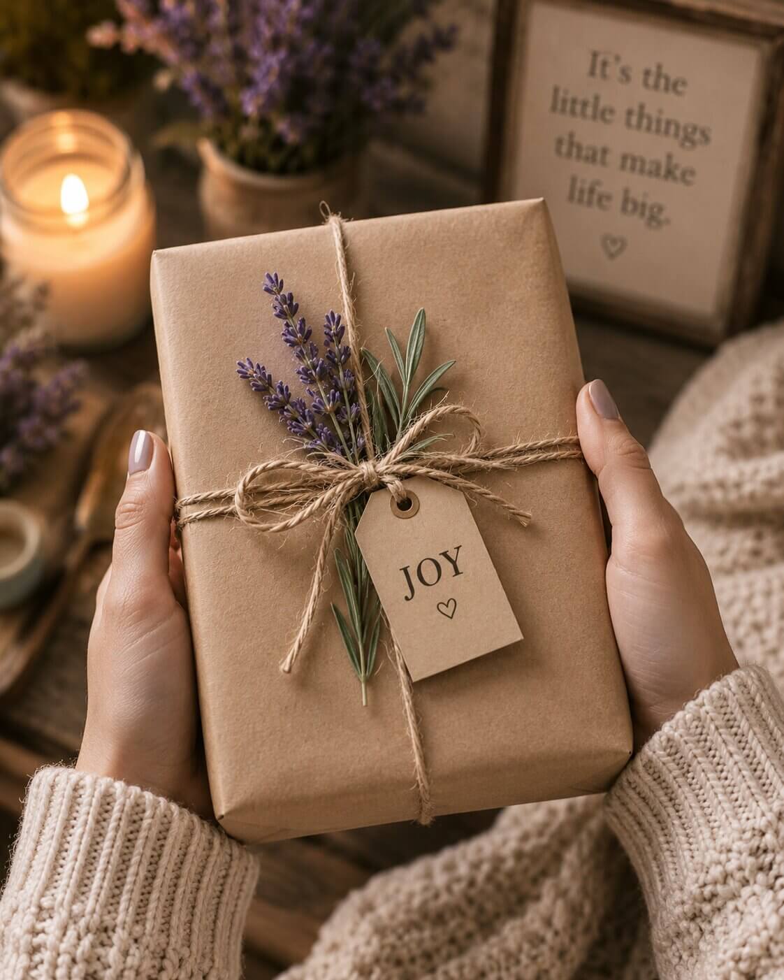 A wrapped JoyTrain package on its way.
