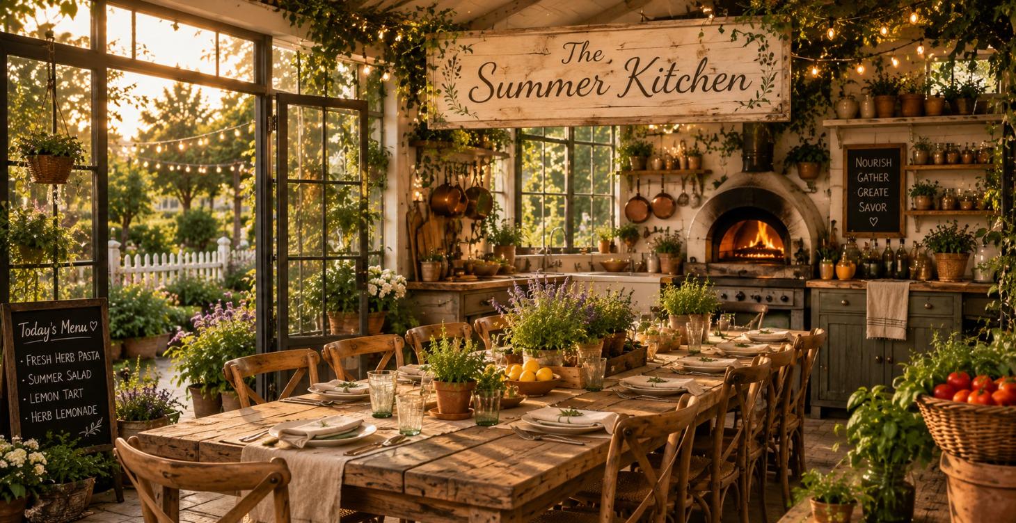 The Summer Kitchen, recipes, seasonal cooking, and kitchen rituals.