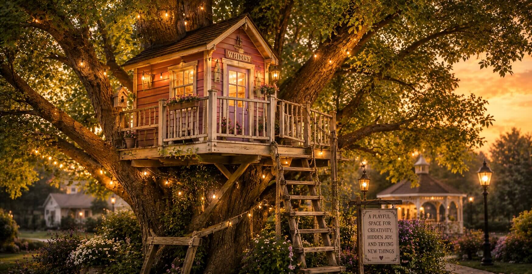 The Whimsy Treehouse, curiosity, creativity, and hidden joys.